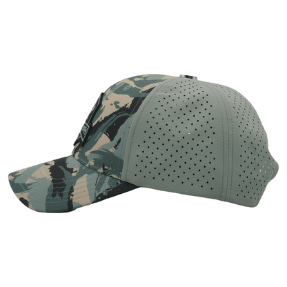 Green Camo Performance PVC Hat - BlacktipH