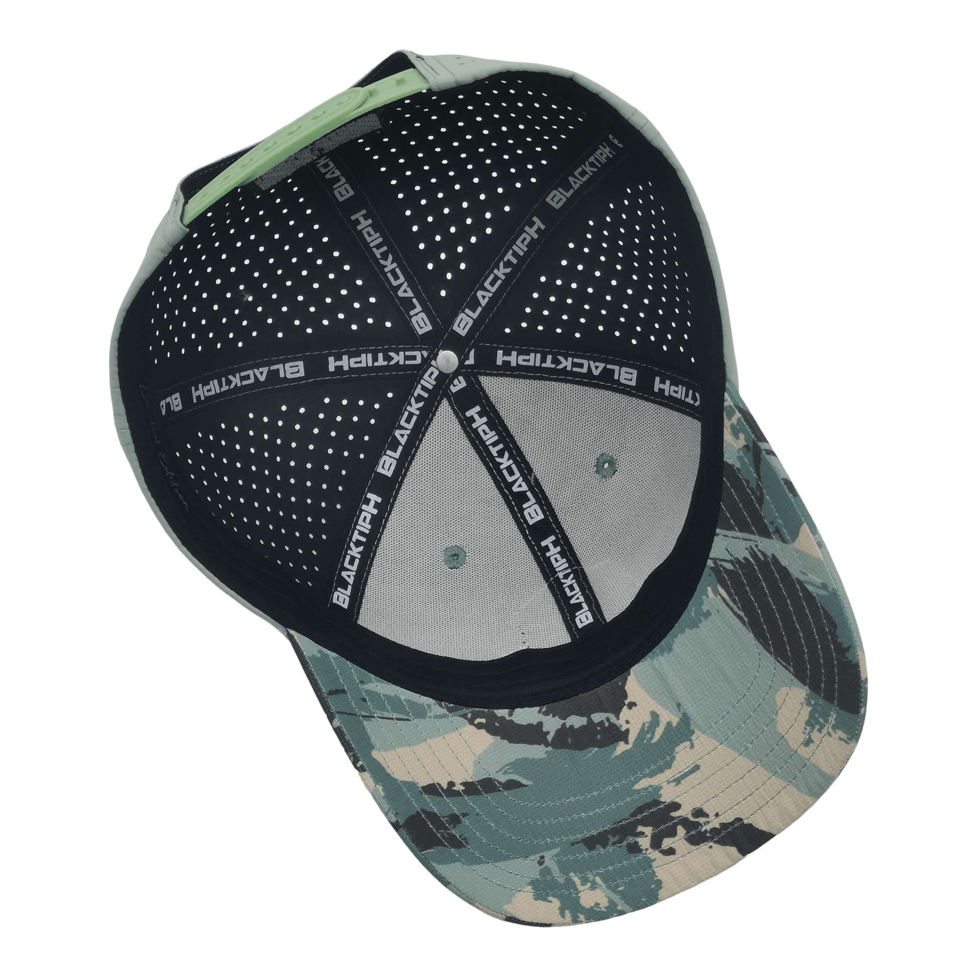 Green Camo Performance PVC Hat - BlacktipH