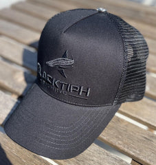 🎁 BlacktipH Midnight Black Embroidered Snapback 2.0 (100% off)