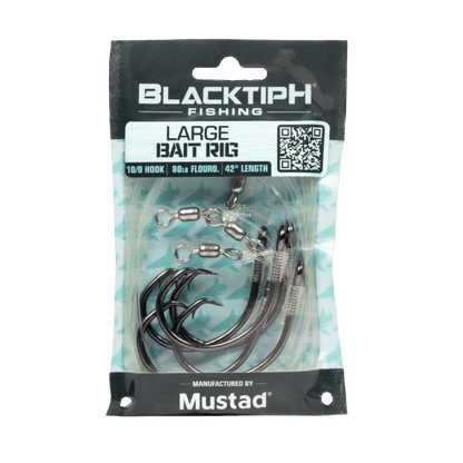 Large Live Bait Rigs (5 Pack) | BlacktipH x Mustad 10/0 Hooks - BlacktipH
