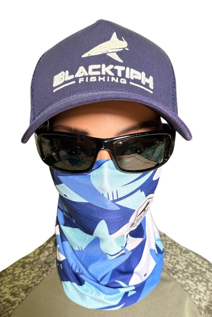 Light Blue Performance Face Shield - BlacktipH