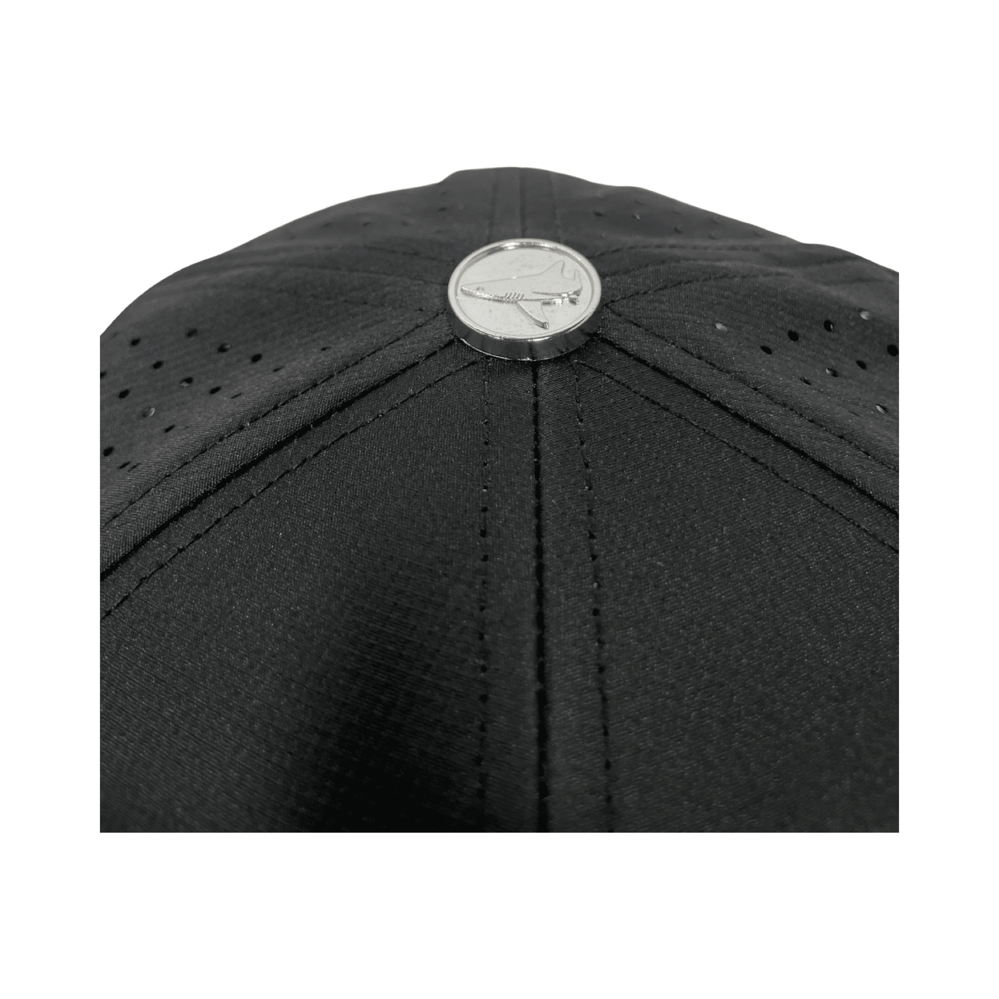 Midnight Black PVC Performance Snapback Hat - BlacktipH