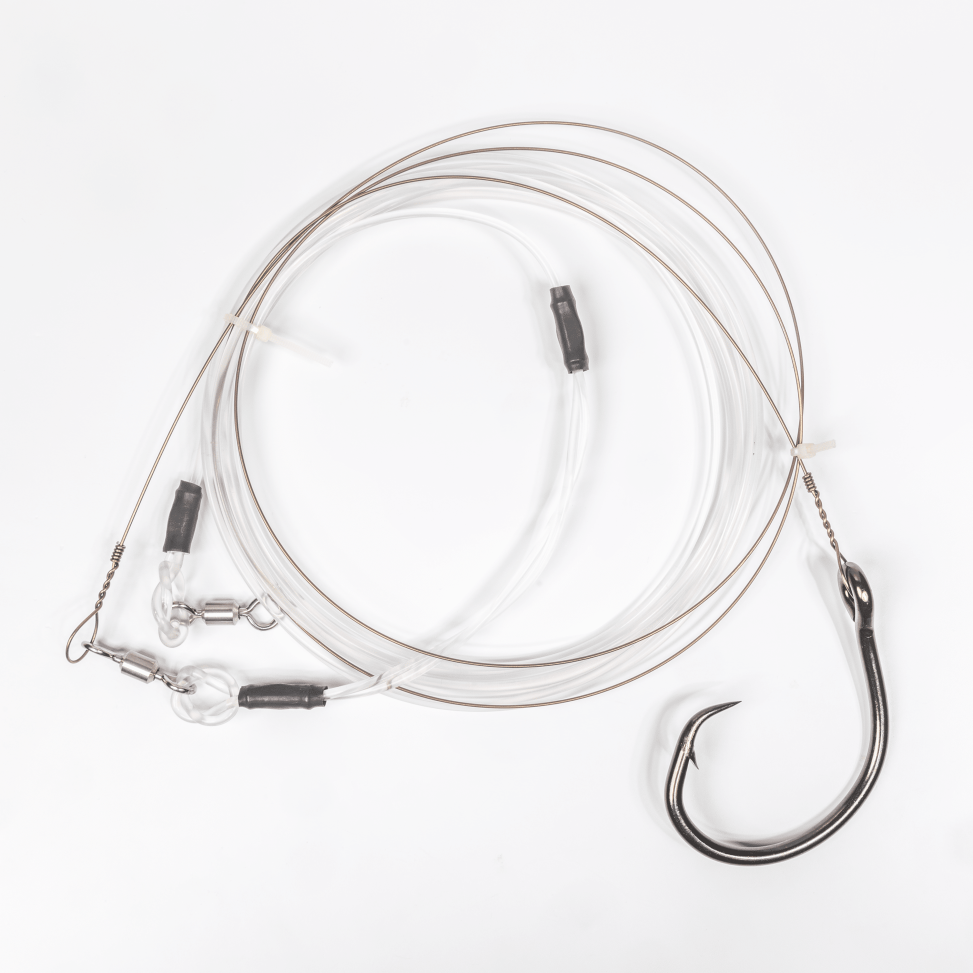 Mustad BlacktipH Monster Shark Rig | 16/0 Hook & #19 Wire | BlacktipH Mustad BlacktipH Monster Shark Rig | 16/0 Hook & #19 Wire | BlacktipH