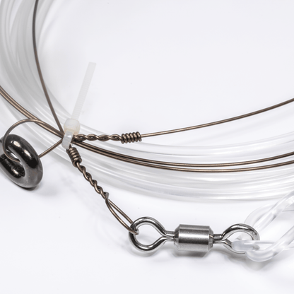 Mustad BlacktipH Monster Shark Rig | 16/0 Hook & 19 Wire - BlacktipH