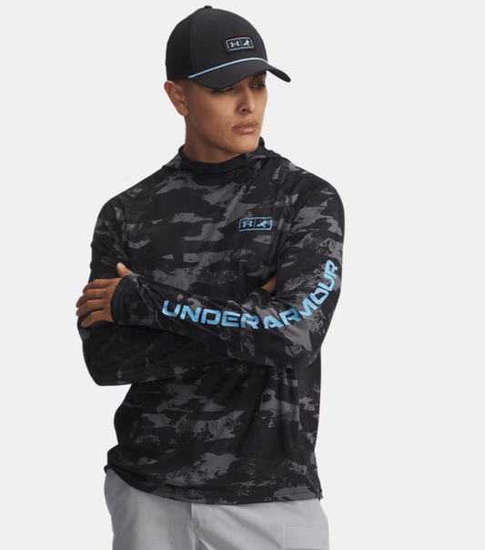 Pre - Sale: Under Armour x BlacktipH Men’s Elite Performance Camo Hoodie - Black - BlacktipH