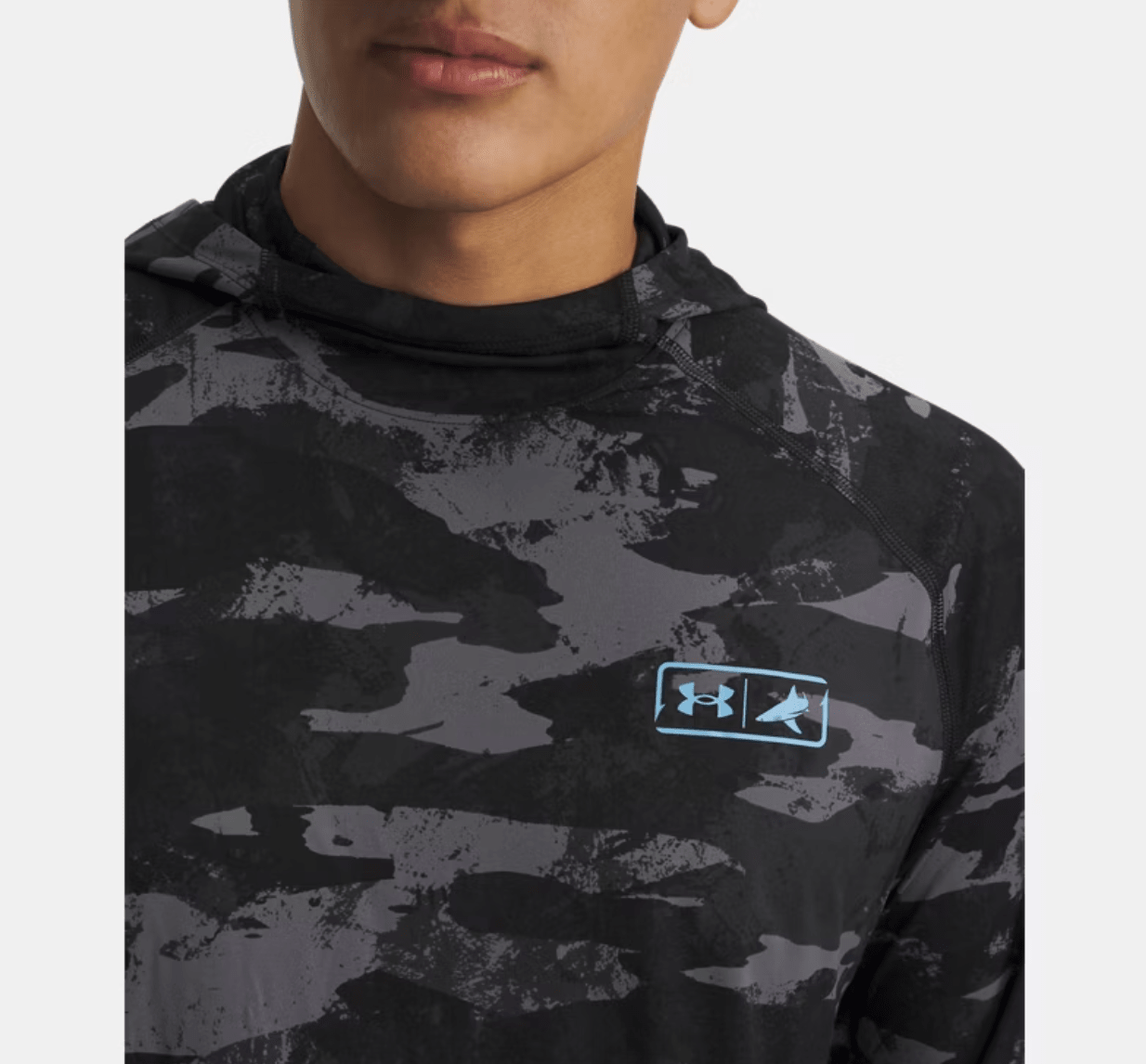 Pre - Sale: Under Armour x BlacktipH Men’s Elite Performance Camo Hoodie - Black - BlacktipH