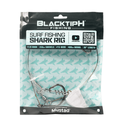 Shark Fishing Rig - Heavy Duty Surf & Pier Rig (Mustad Hook) - BlacktipH