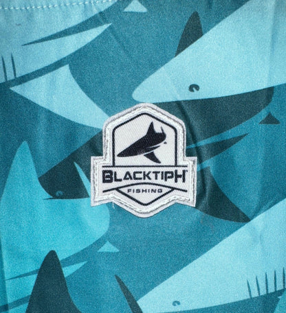 Teal Performance Face Shield - BlacktipH