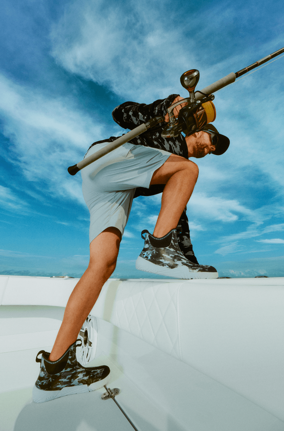 UA x BlacktipH Charged Shoreman Men's Deck Shoes | Waterproof Fishing Boots - BlacktipH