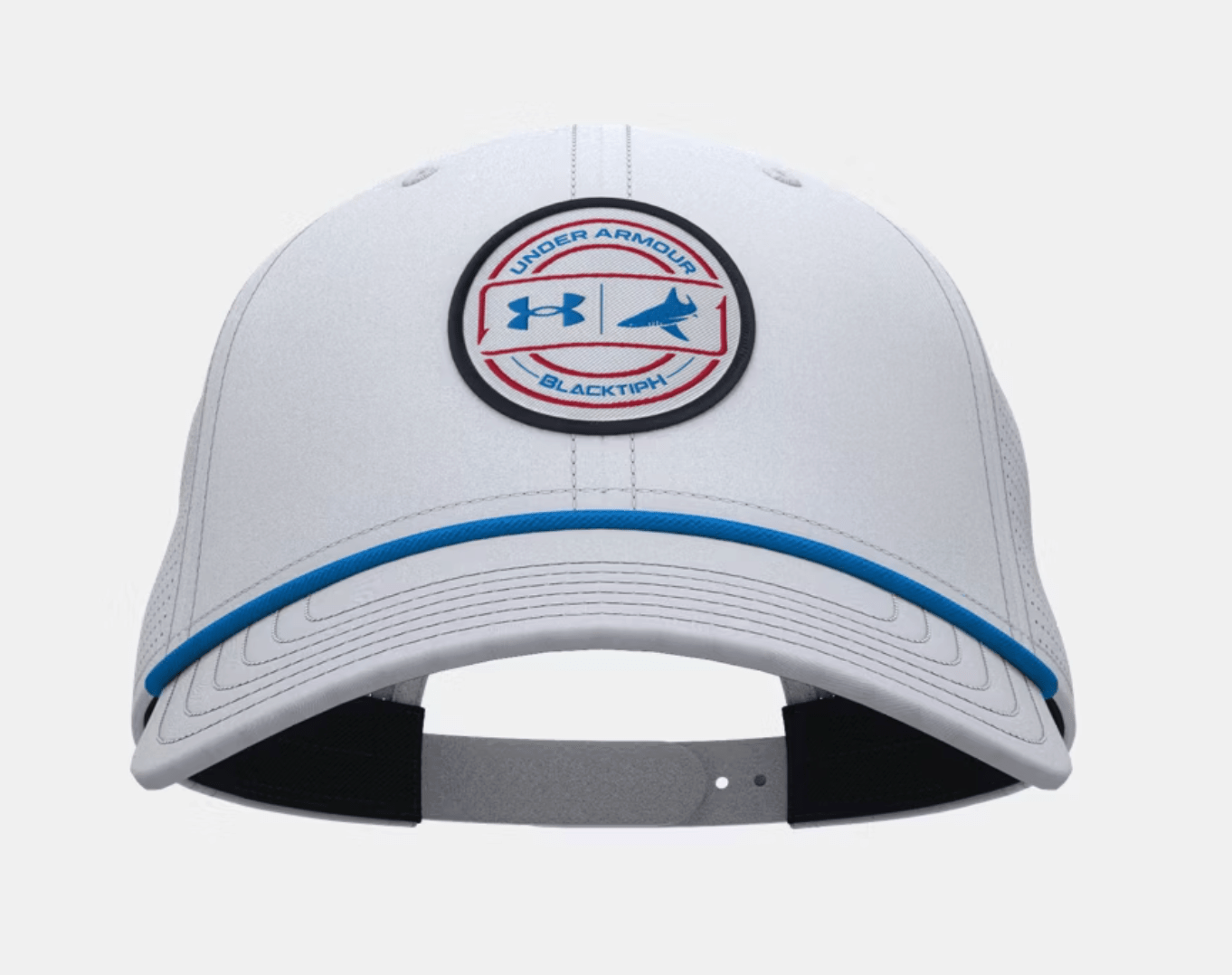 UA x BlacktipH Light Grey Fishing Hat | Off - White Adjustable Snapback - BlacktipH