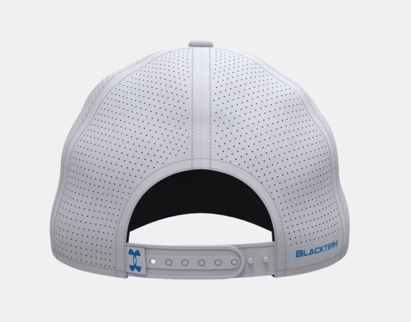 UA x BlacktipH Light Grey Fishing Hat | Off - White Adjustable Snapback - BlacktipH