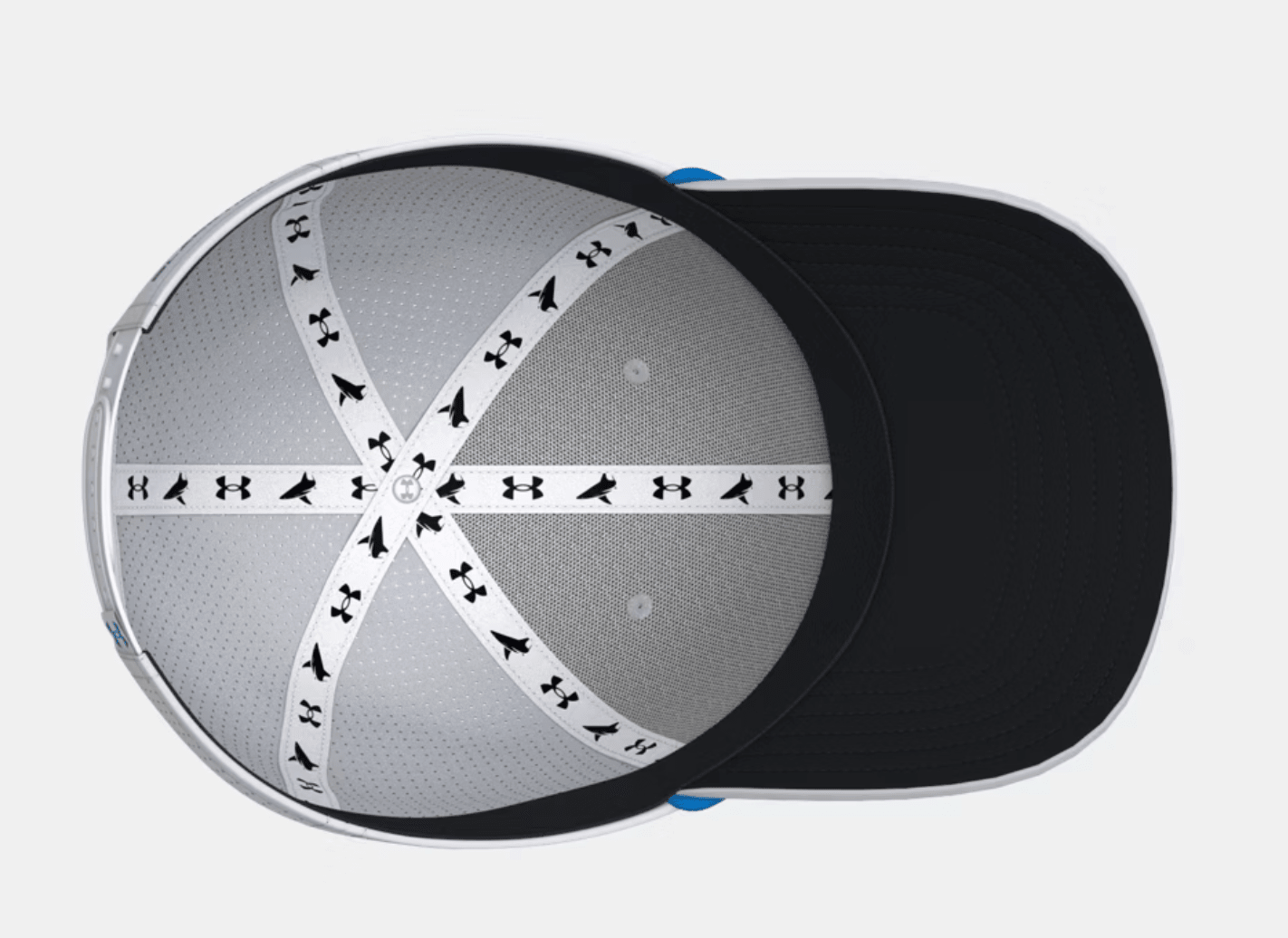 UA x BlacktipH Light Grey Fishing Hat | Off - White Adjustable Snapback - BlacktipH