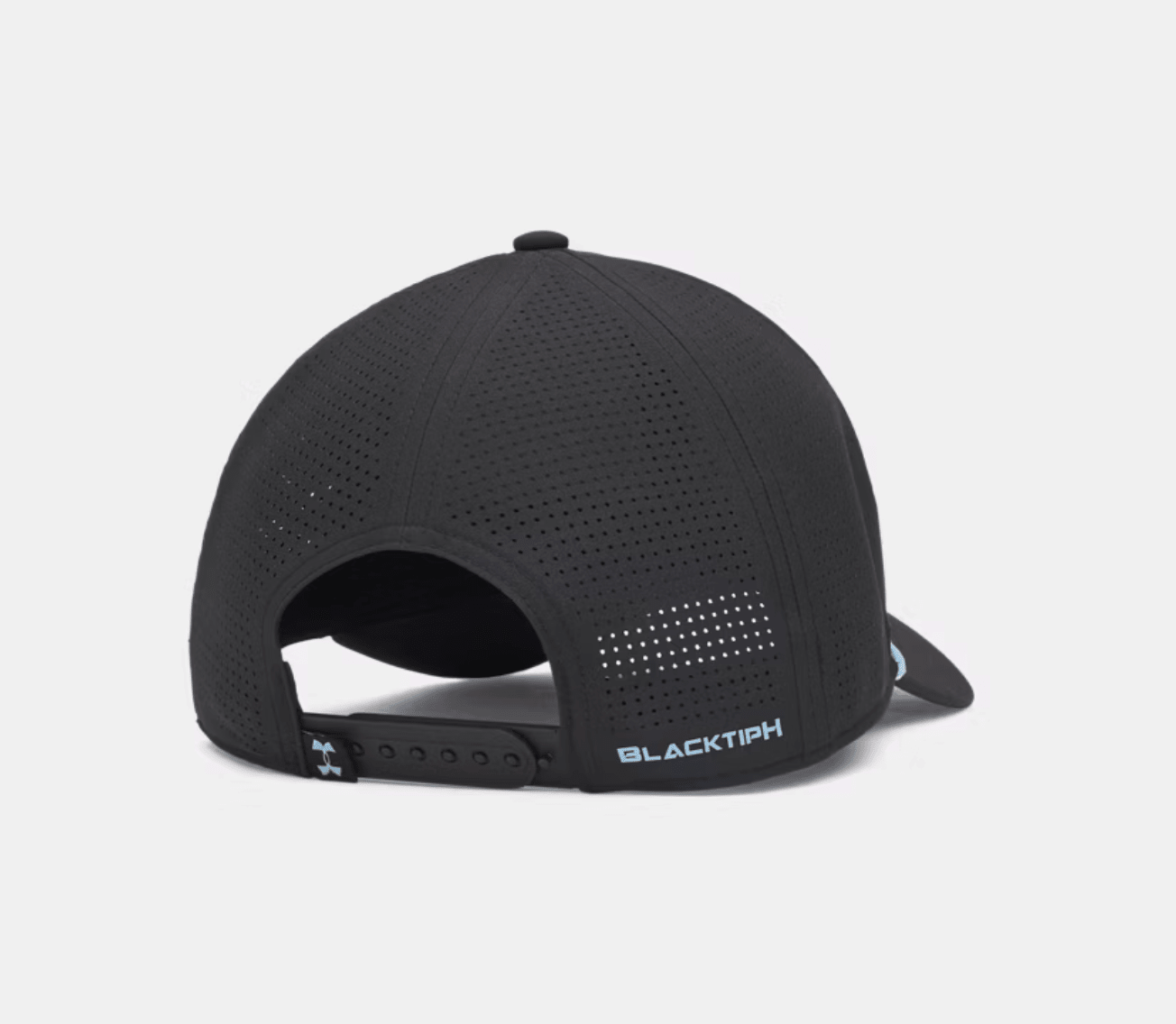 UA x BlacktipH Men’s Fishing Hat - Performance Adjustable Snapback Black - BlacktipH