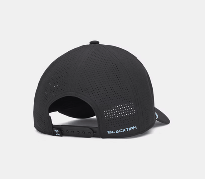 UA x BlacktipH Men’s Fishing Hat - Performance Adjustable Snapback Black - BlacktipH