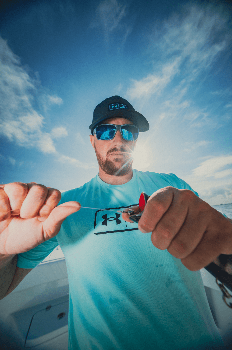 UA x BlacktipH Men’s Fishing Hat - Performance Adjustable Snapback Black - BlacktipH