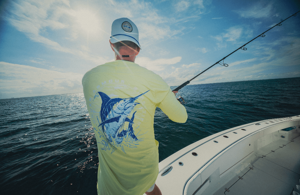 Under Armour x BlacktipH Elite Species Fishing Shirt – Fade Green (Long Sleeve & UPF Protection) - BlacktipH