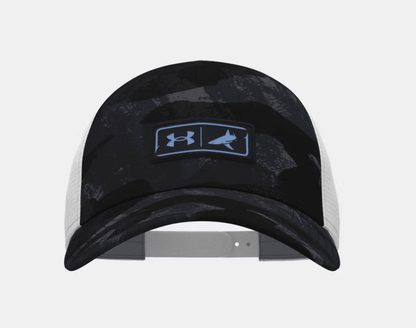 Under Armour x BlacktipH Fishing Trucker Hat (Black Camo) | BlacktipH - BlacktipH