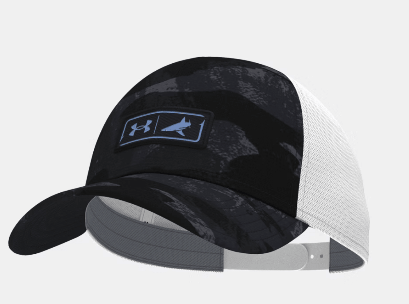 Under Armour x BlacktipH Fishing Trucker Hat (Black Camo) | BlacktipH - BlacktipH