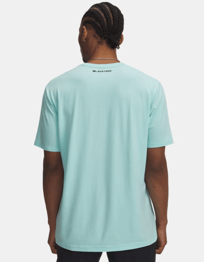 Under Armour x BlacktipH Men’s Fish Logo T-Shirt - Neo Turquoise - BlacktipH