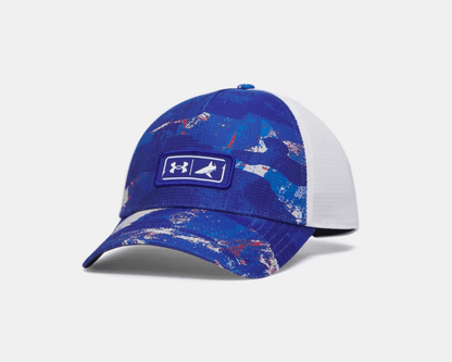 Under Armour x BlacktipH Men’s Fish Mid Trucker Hat - Anthem Blue - BlacktipH