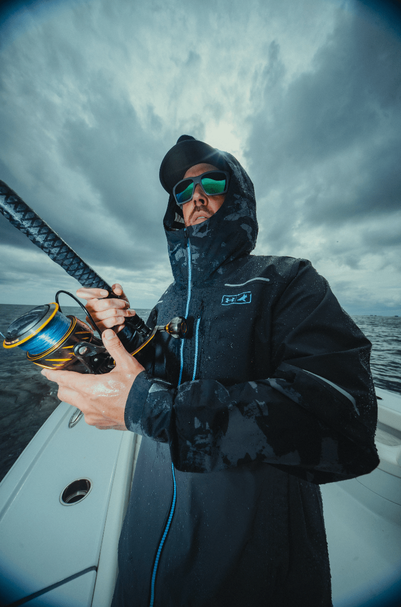 Under Armour x BlacktipH Men's Fish Shoreman Jacket - Black - BlacktipH