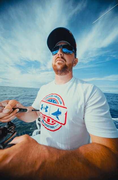 Under Armour x BlacktipH Men's Fish Species USA Graphic Shirt - White - BlacktipH