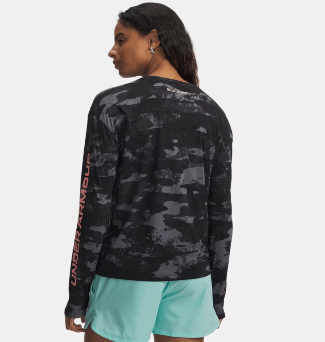 Under Armour x BlacktipH Women’s Fish Elite Peformance Long Sleeve Crew - Black - BlacktipH
