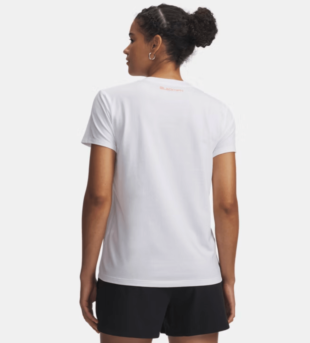 Under Armour x BlacktipH Women’s Fish Logo T-Shirt - White - BlacktipH