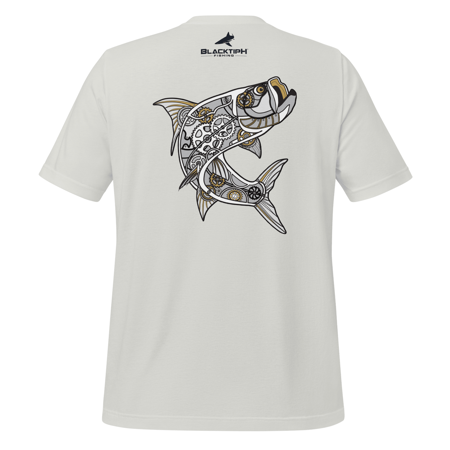 Youth Lifestyle Cotton Blend T-Shirt - Mechanical Tarpon Design - BlacktipH