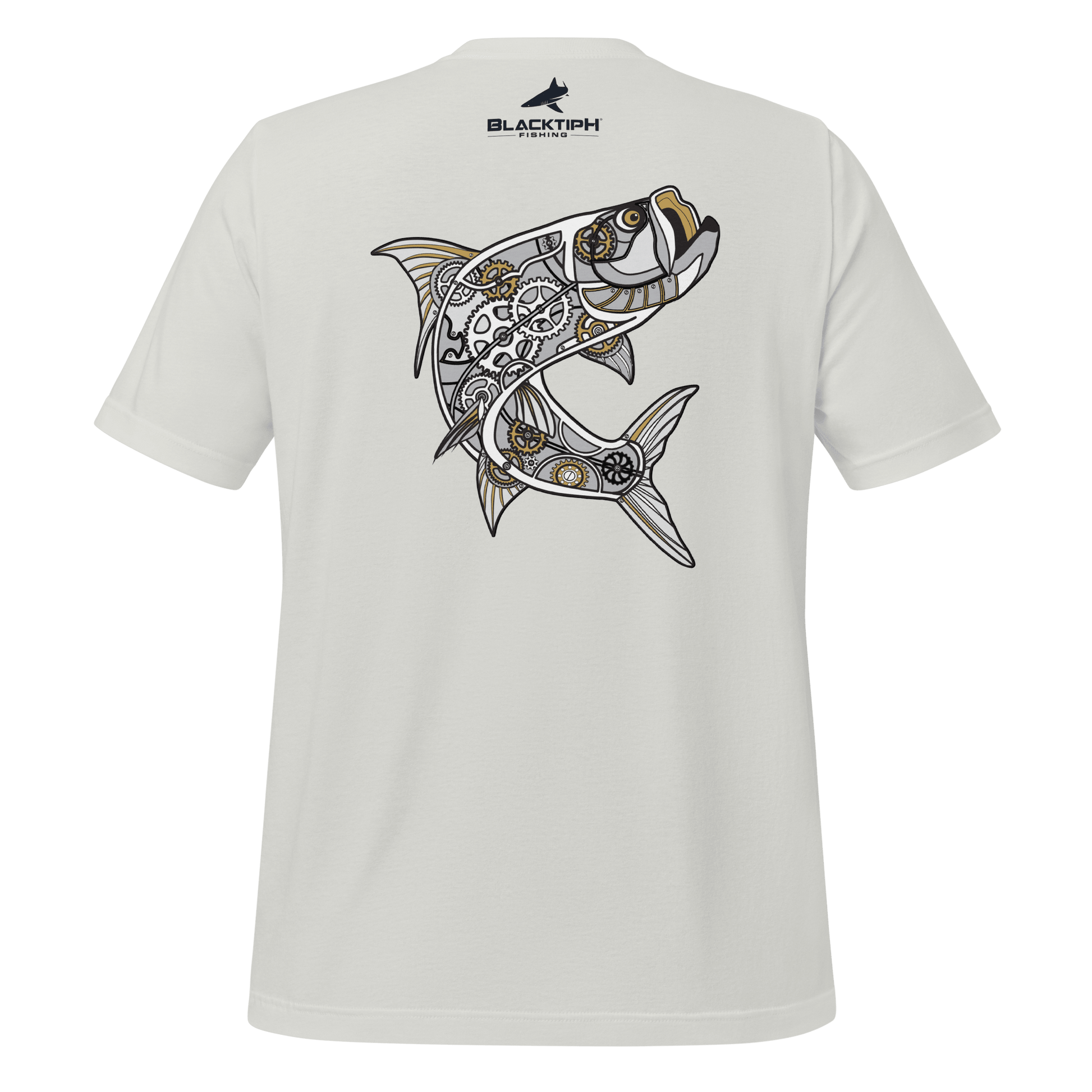 Youth Lifestyle Cotton Blend T-Shirt - Mechanical Tarpon Design - BlacktipH