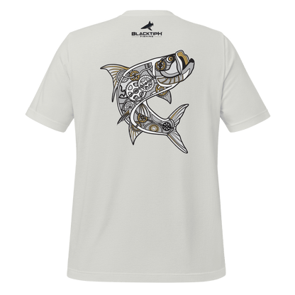 Youth Lifestyle Cotton Blend T-Shirt - Mechanical Tarpon Design - BlacktipH