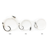 BlacktipH Live Bait Rigs with 5/0 Black Nickel Circle Hook and Premium Rosco Swivel - Small 5 Pack