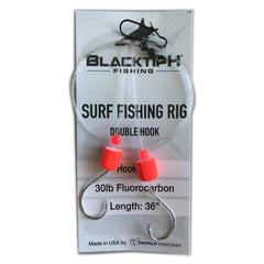 BlacktipH Double Hook Surf Fishing Rig - 6 Pack