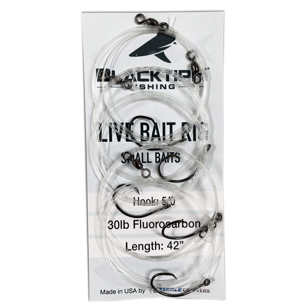 BlacktipH Monster Shark Rig with 700lb Monofilament Fishing Line and 500lb  6/0 Rosco Swivels