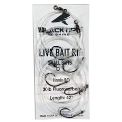 BlacktipH Live Bait Rigs - Small 5 Pack