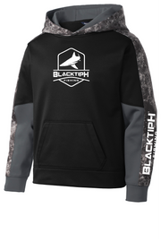 BlacktipH Youth Mineral Freeze Fleece Hooded Pullover - Black