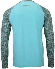 BlacktipH Interlock with UPF 50+ Protection Performance Shirt Shoreline Sleeves Grey