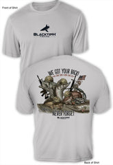 BlacktipH Short Sleeve Performance Shirts "Military- Last Call" Featuring Steve Diossy