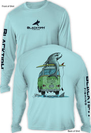 BlacktipH Performance Long Sleeve "Shark Bus" Featuring Steve Diossy with UPF 50+ Protection