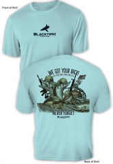 BlacktipH Short Sleeve Performance Shirts "Military- Last Call" Featuring Steve Diossy
