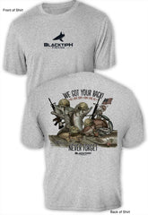 BlacktipH Short Sleeve Performance Shirts "Military- Last Call" Featuring Steve Diossy