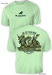 BlacktipH Short Sleeve Performance Shirts "Military- Last Call" Featuring Steve Diossy