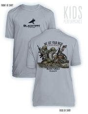 BlacktipH "Military-Last Call" Youth Short Sleeve Shirt - ft. Steve Diossy Art