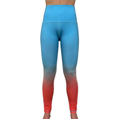 BlacktipH Teal Womens Leggings with UPF 40+ Protection