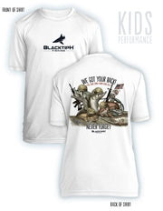 BlacktipH "Military-Last Call" Youth Short Sleeve Shirt - ft. Steve Diossy Art