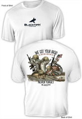 BlacktipH Performance Short Sleeve "Military-Last Call" Featuring Steve Diossy with UPF 50+ Protection