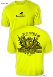 BlacktipH Short Sleeve Performance Shirts "Military- Last Call" Featuring Steve Diossy