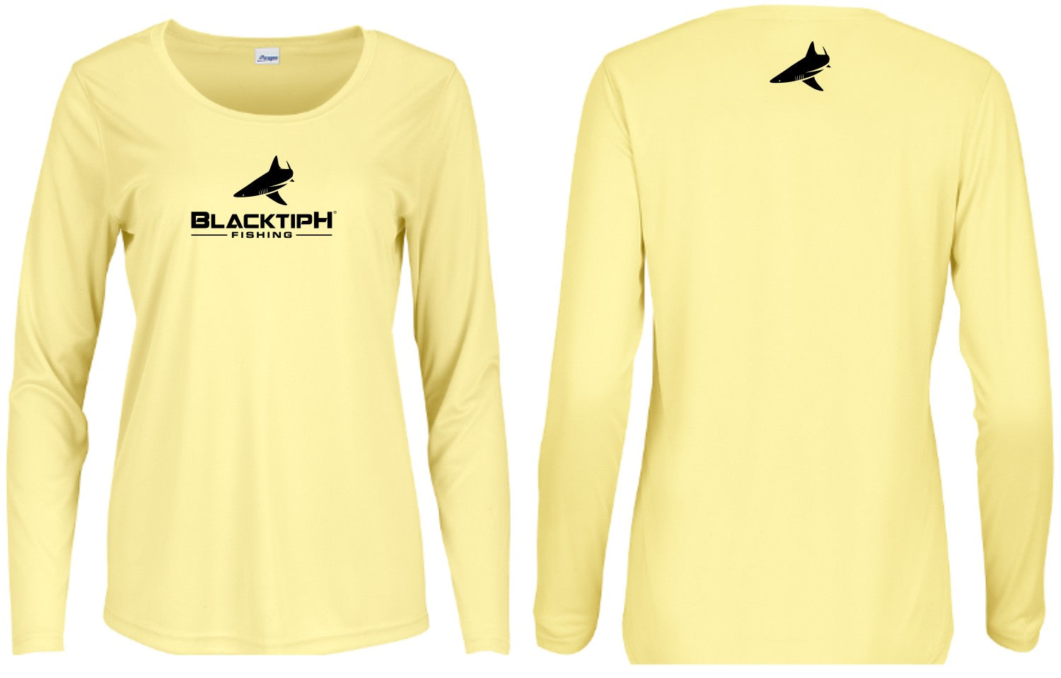 BlacktipH Ladies Performance Long Sleeve with UPF 50+ Protection, Medium / Pale Yellow