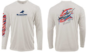 BlacktipH Marlin Quick Dry Performance Shirt - 4th of July Edition