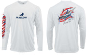 BlacktipH Marlin Quick Dry Performance Shirt - 4th of July Edition